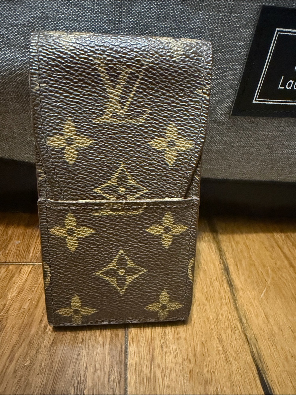 Louis Vuitton Brown Monogram Canvas Cigarette Case.